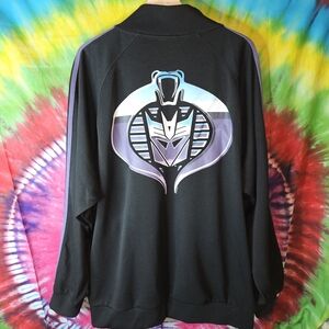 2007 Transformers Purple and Black Full Zip Track Jacket